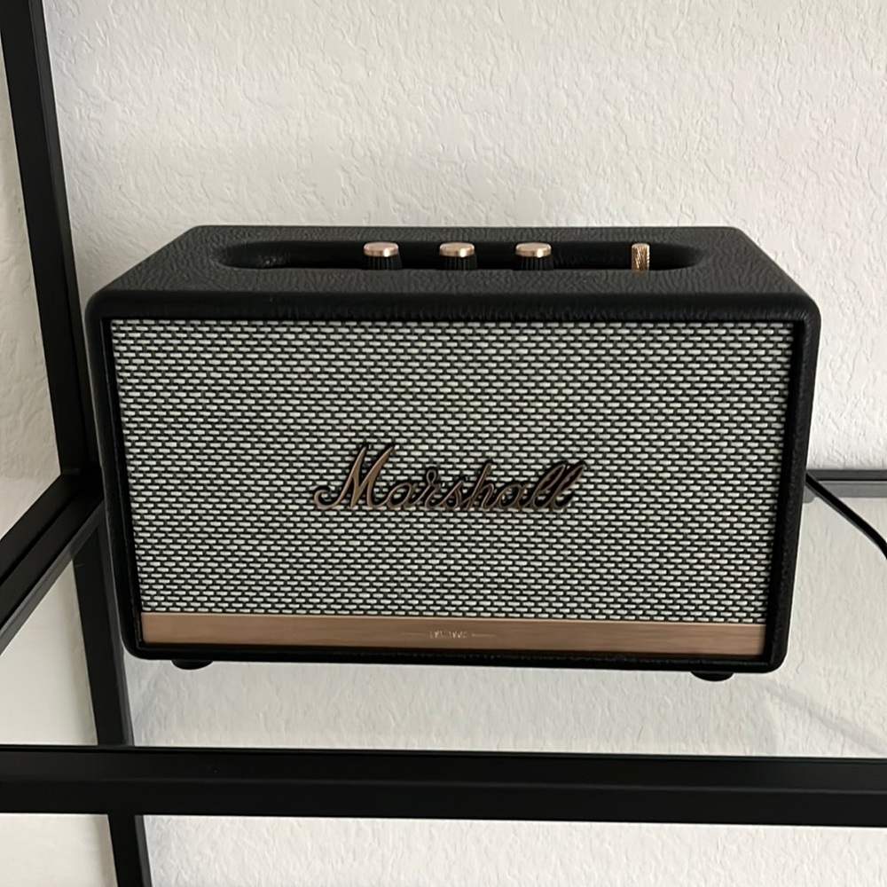 Marshall Acton II Bluetooth Speaker Black and Gold